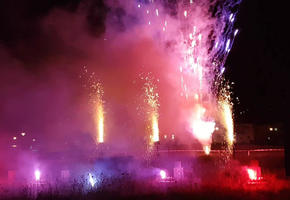 Feuerwerk zum Geburtstag in Rottenburg am Neckar